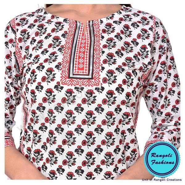 Boprism Cotton Printed Kurti View 3