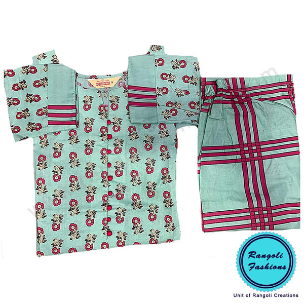 Cotton Green Kurta 2