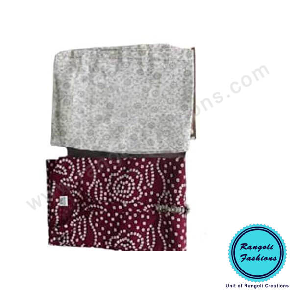 Cotton Kurti Red Bandej Bandhani Print View 1