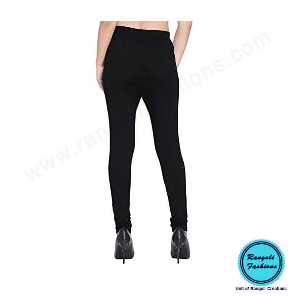 Lucra Spandex Cotton Legging Black View 1