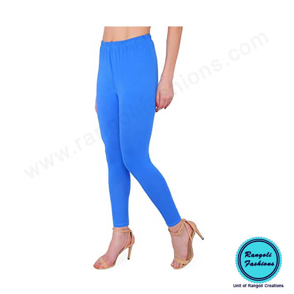 Lucra Spandex Cotton Legging Blue View 1