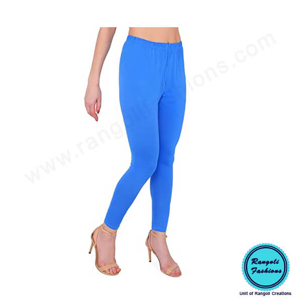 Lucra Spandex Cotton Legging Blue View 2
